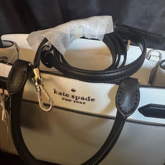 Kate Spade Two Toned Serena North Star Leather Satchel w/Kate Spade dust bag - Picture 5 of 11